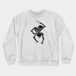 Civil War Federal Drummer Boy Skeleton In Black Crewneck Sweatshirt